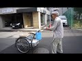 Tofu Rickshaw Man In Kyoto