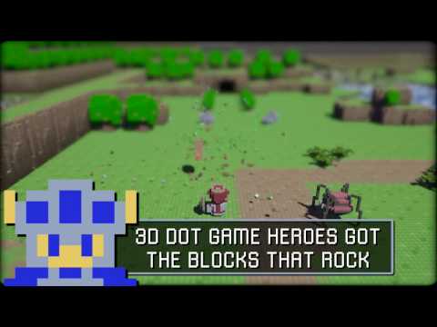 Picture from 3D Dot Game Heroes launch video