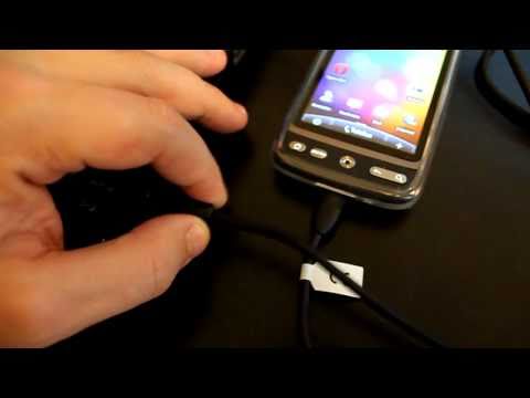 how to connect usb to htc desire c