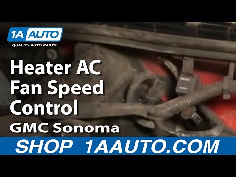 How To Fix Heater AC Fan Speed Control GMC Sonoma Chevy Blazer S10 1AAuto.com