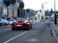 Red Lamborghini Murcielago Take Off In Hollywood Red Lamborghini Murcielago Take Off In Hollywood