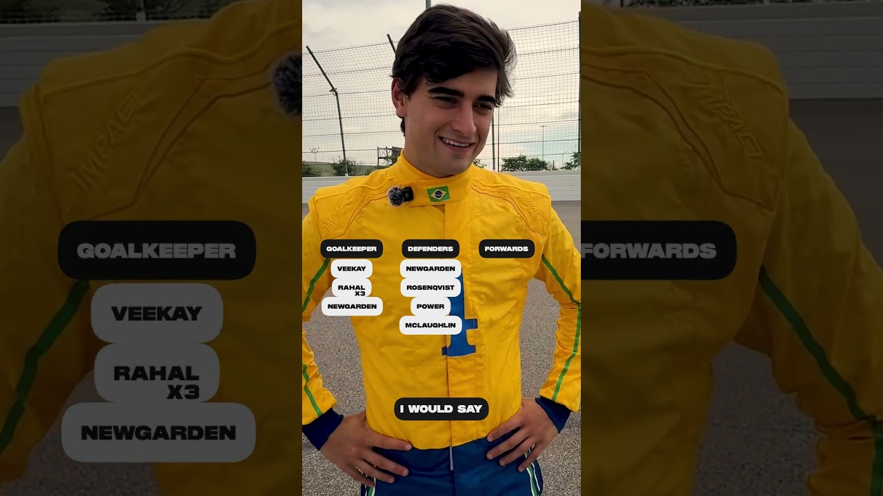 Will this INDYCAR roster stack up on the pitch in 5v5? ⚽️  #indycar #worldcup