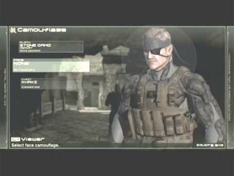 how to obtain stealth in mgs4