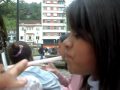 Gaby chupando o Canudo do BOB's