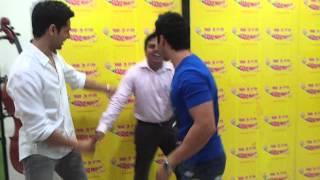 Varun teaches The Disco Step - Studen Of The Year at Radio Mirchi
