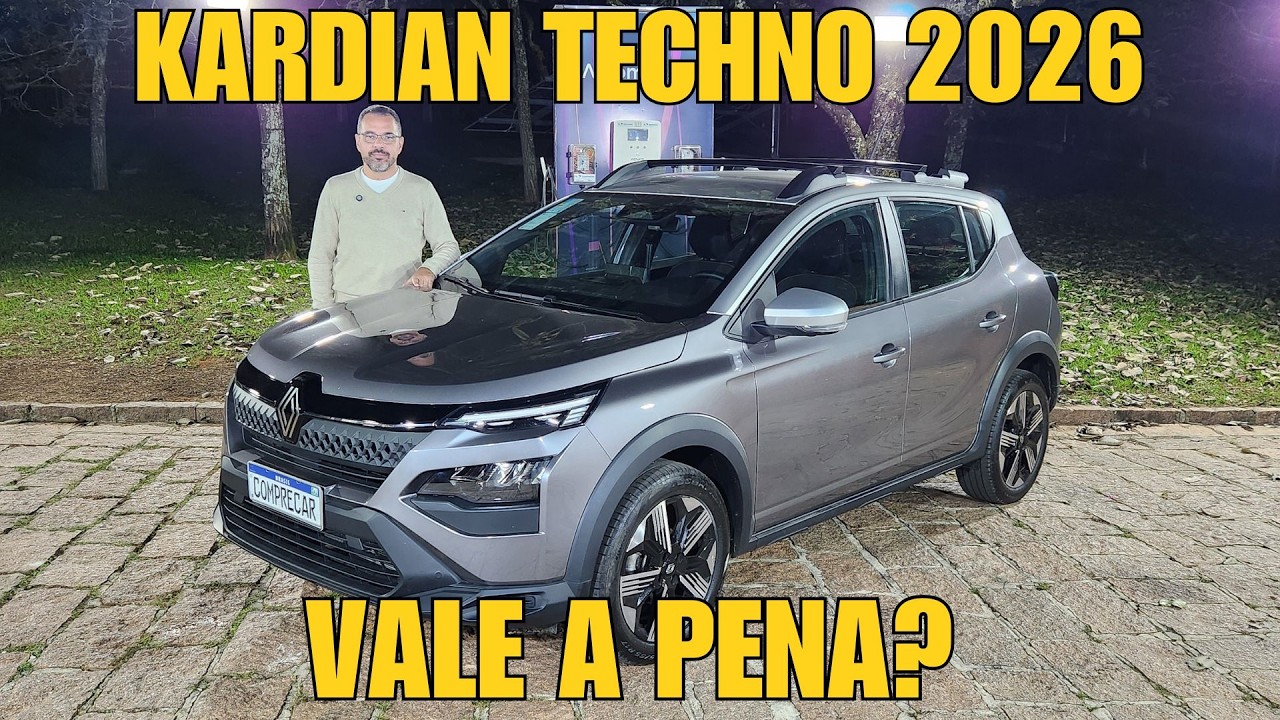 Avaliação: Renault Kardian Techno 2026 - Vale a pena?