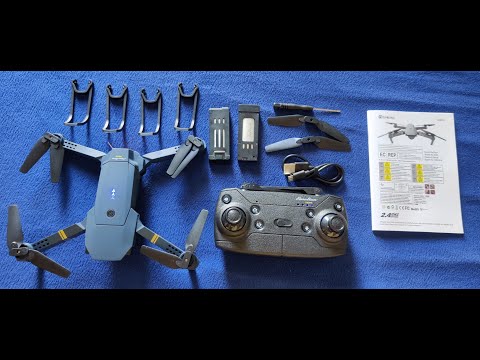 Banggood Eachine E58 WIFI FPV Foldable RC Drone Quadcopter - Unboxing
