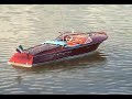RC Riva Ariston boat launch