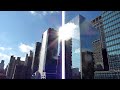 Views of Midtown from the roof of The Pod Hotel, 51st Street, New York City HD