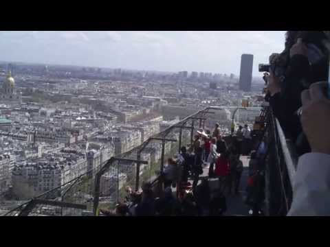 North-East Paris as seen from Eiffel Tower – First Floor