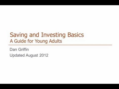 Saving and Investing Basics for Young Adults