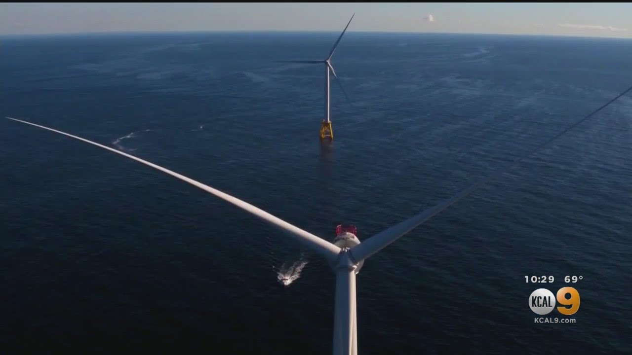 California is planning floating wind farms offshore to boost its power supply – here’s how they work