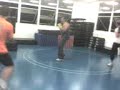 Treino de boxe