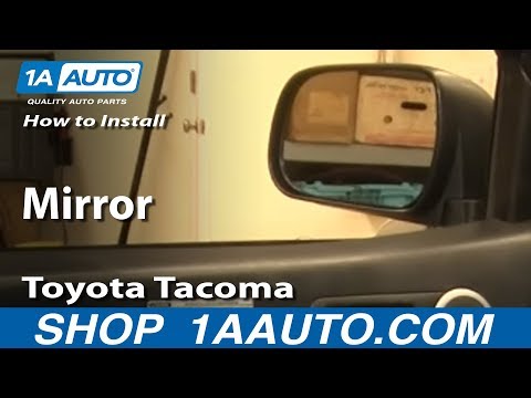 How To Install Replace Side Rear View Mirror Toyota Tacoma 05-12 1AAuto.com