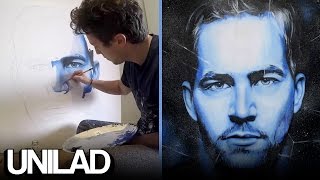 Amazing Paul Walker Tribute Painting