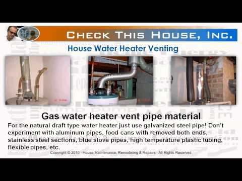 how to install type b gas vent