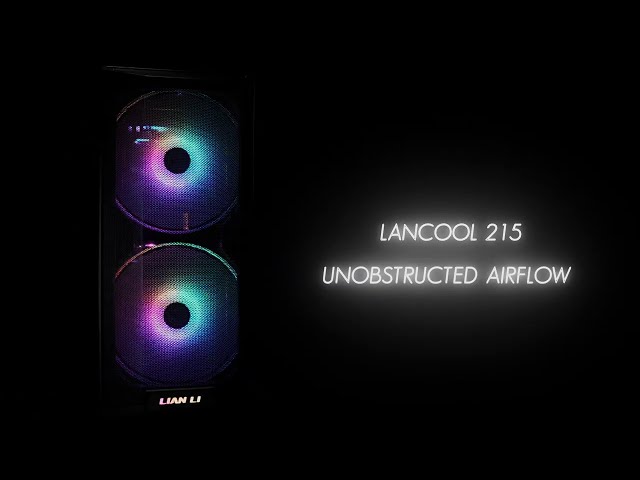 Lian Li LANCOOL 215 ARGB ATX White Tempered Glass