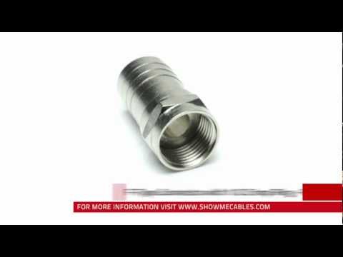 how to fit an f type connector