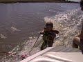 This is Charli the 3rd time out on the water at 14 months  18 days of age