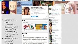 Adding a BLOG (aka Post) to your LinkedIn Profile.