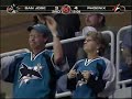 Gretzky is upset after Joe Thornton scores Gretzky is upset after Joe Thornton scores