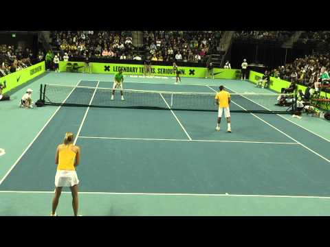 Federer/Sharapova vs Nadal/Azarenka at Nike Clash of The Champions