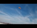 Snow scudding with HQ 7.5m² foil kite - 02-04