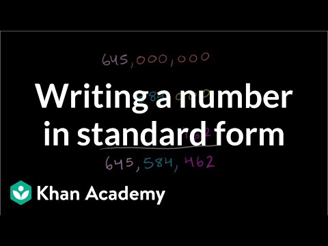 Write a number in written form