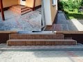 Amenajari exterioare,placat gresie trepte