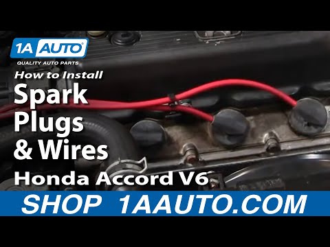 How To Install Replace Spark Plugs and Wires Honda Accord V6 95-97 1AAuto.com