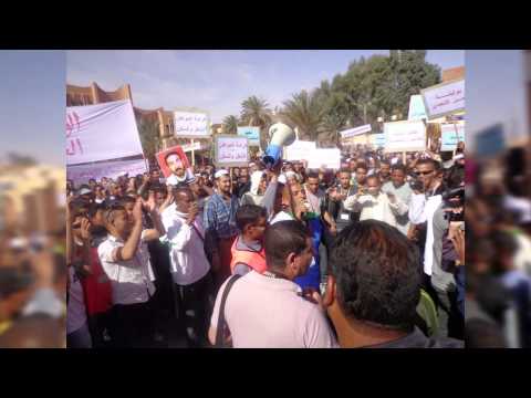غرداية - أولى صور وفيديوات مظاهرة الكرامة غرداية Ghardaia ---- Rachad RachadTV Algerie Algeria Zitout Dhina.
