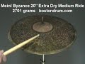 Meinl Byzance 20\" Extra Dry Medium Ride (2701g)