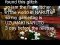 first ever glitch in naruto rise of ninja