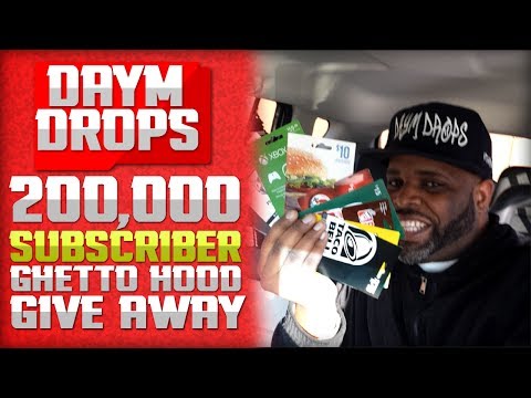 200,000 Subscribers Ghetto Ghood Giveaway