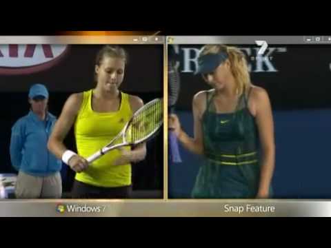 how to snap on windows 7