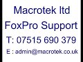 FoxPro Support from Macrotek Ltd FoxPro Support from Macrotek Ltd