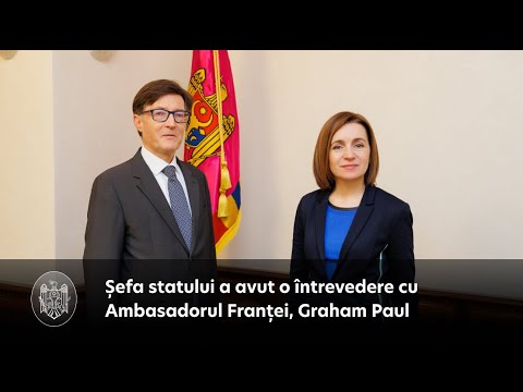 The Head of State met with the French Ambassador Graham Paul