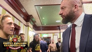 Triple H and William Regal confront Pete Dunne: Ex