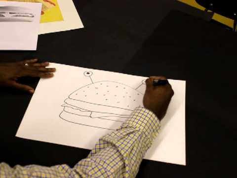 Elementary Art Lesson Plan: Food Head