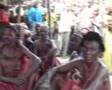 Congo Bakete mask, warriors and chiefs sitting