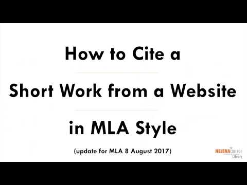 video-linktoworks-Cite a Short Work from a Website in MLA (8) Style
