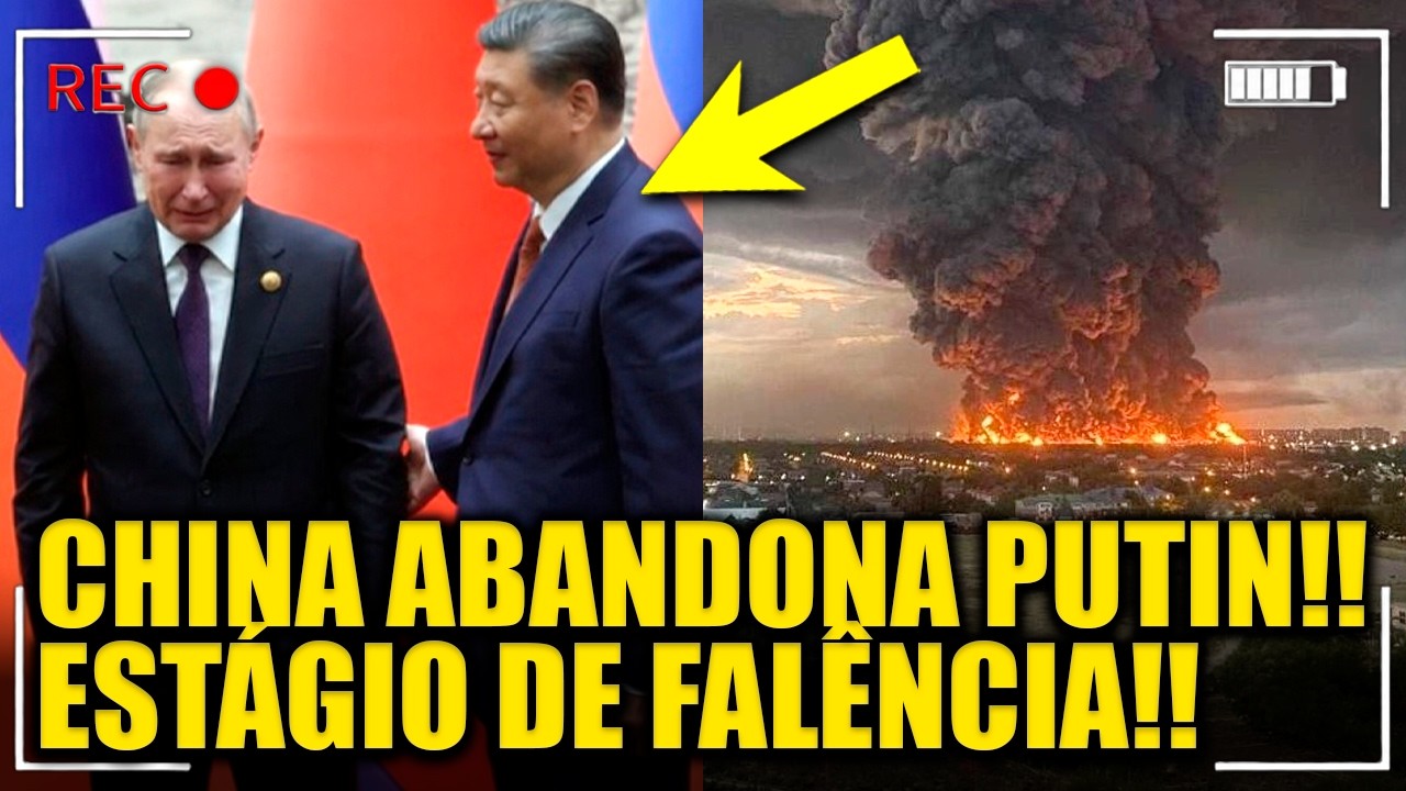 CHINA REJEITA acordo de Putin enquanto Rússia declara FALÊNCIA!!!