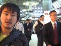 Crossing human traffic at Shinagawa Station