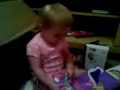 Emilee reading on her last night at 7771 Joliet Ave. South