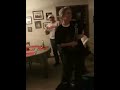 Mayghan rocking out