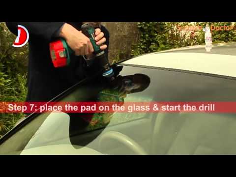how to repair scratched glass