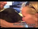 Cute Girl Kissing Barbie Q., The Adorable Pot Bellied Pig