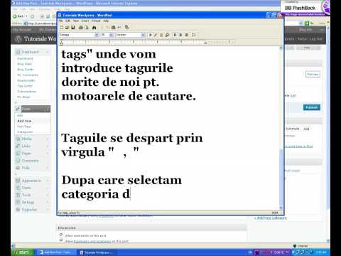 Tutorial Wordpress - Postarea unui articol