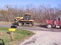 Cat Pulling a Peterbilt Cat Pulling a Peterbilt