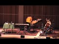Lukas Ligeti and Collen duet live at Merkin Hall, NYC Lukas Ligeti and Collen duet live at Merkin Hall, NYC
